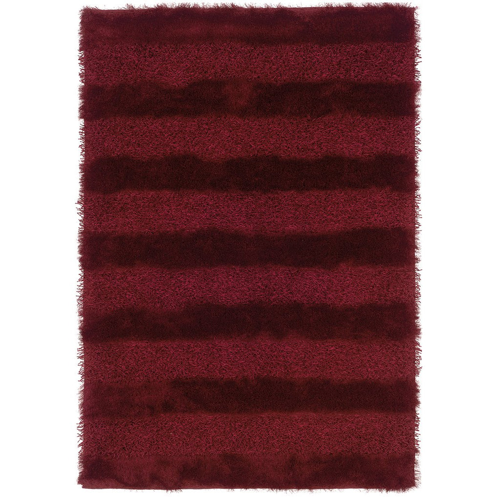 Oriental Weavers Fusion 27202 Plush Red Indoor Area Rug - 8' X 11' - Glamorous Shag With Luxurious Sheen & Comfort Red Polyester Fsn27202344335st