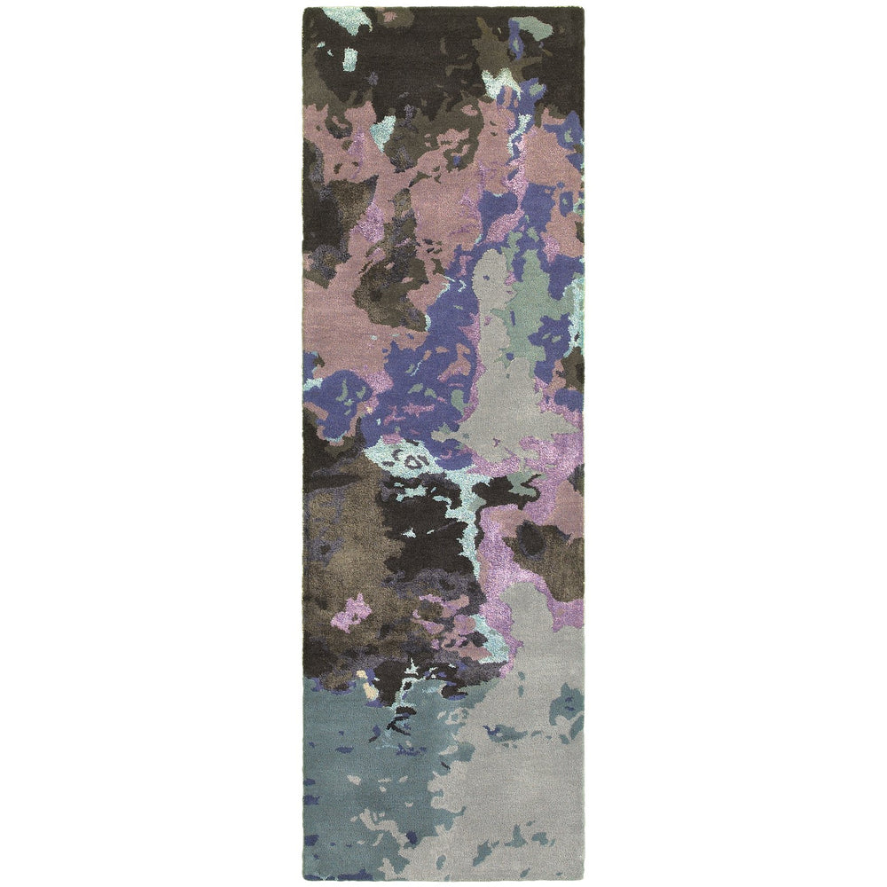 Oriental Weavers Galaxy Indoor Area Rug – Stunning Abstract Design With Vivid Colors For Luxurious Home Decor Blue,Purple Wool G21901076244st