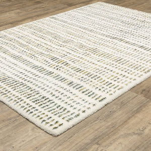 Oriental Weavers Galileo Indoor Area Rug - Soft Microfiber Polyester Design In Oceanic Blue, Celadon Green & More Ivory,Multi Polyester Ggal02160230st