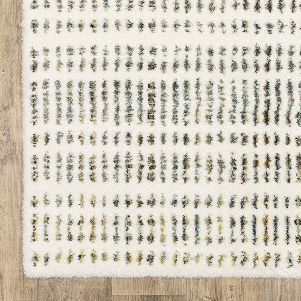 Oriental Weavers Galileo Indoor Area Rug - Soft Microfiber Polyester Design In Oceanic Blue, Celadon Green & More Ivory,Multi Polyester Ggal02160230st