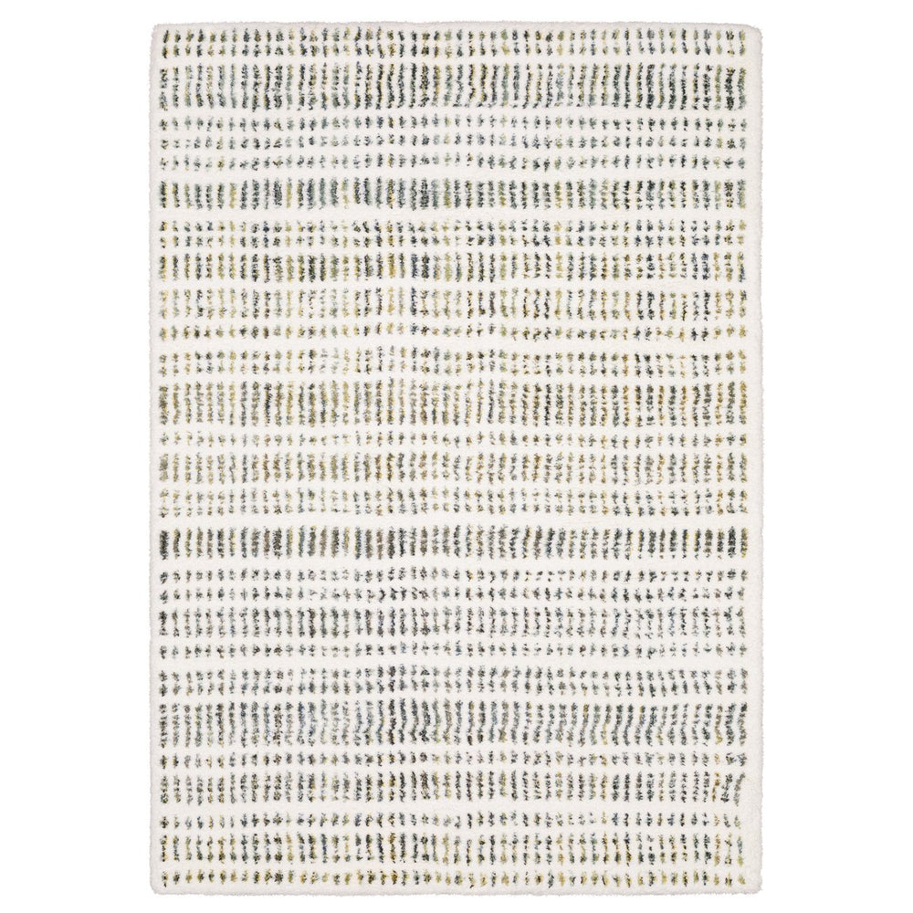 Oriental Weavers Galileo Indoor Area Rug - Soft Microfiber Polyester Design In Oceanic Blue, Celadon Green & More Ivory,Multi Polyester Ggal02160230st