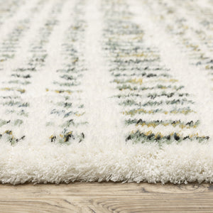 Oriental Weavers Galileo Indoor Area Rug - Soft Microfiber Polyester Design In Oceanic Blue, Celadon Green & More Ivory,Multi Polyester Ggal02160230st