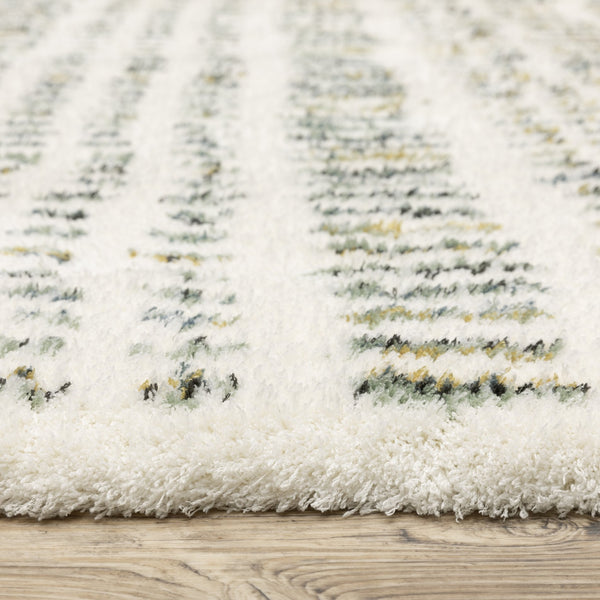 Oriental Weavers Galileo Indoor Area Rug - Soft Microfiber Polyester Design In Oceanic Blue, Celadon Green & More Ivory,Multi Polyester Ggal02160230st