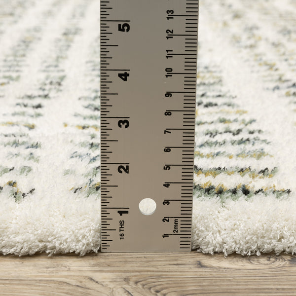 Oriental Weavers Galileo Indoor Area Rug - Soft Microfiber Polyester Design In Oceanic Blue, Celadon Green & More Ivory,Multi Polyester Ggal02160230st