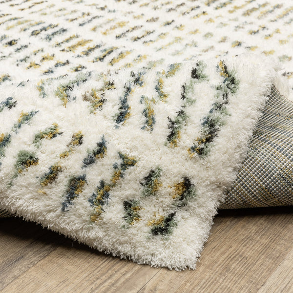 Oriental Weavers Galileo Indoor Area Rug - Soft Microfiber Polyester Design In Oceanic Blue, Celadon Green & More Ivory,Multi Polyester Ggal02160230st