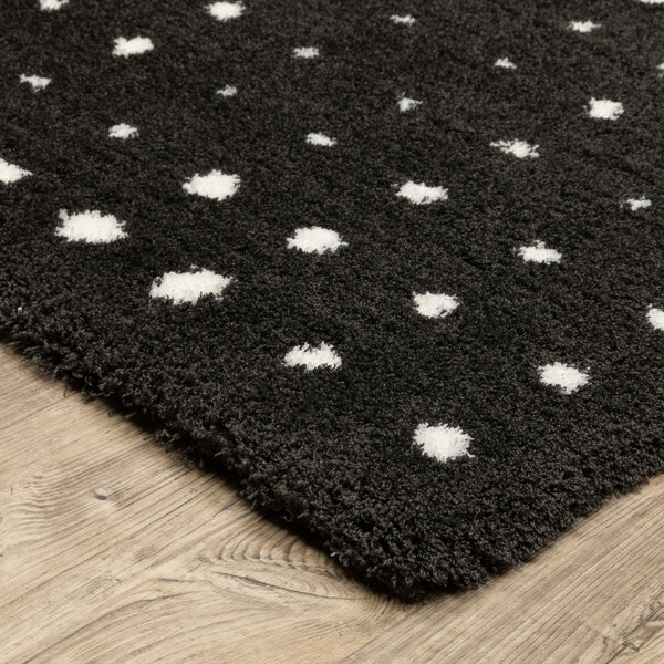 Oriental Weavers Galileo Indoor Area Rug - Luxurious Microfiber Polyester With Modern Oceanic And Earthy Tones Black,Ivory Polyester Ggal04300394st