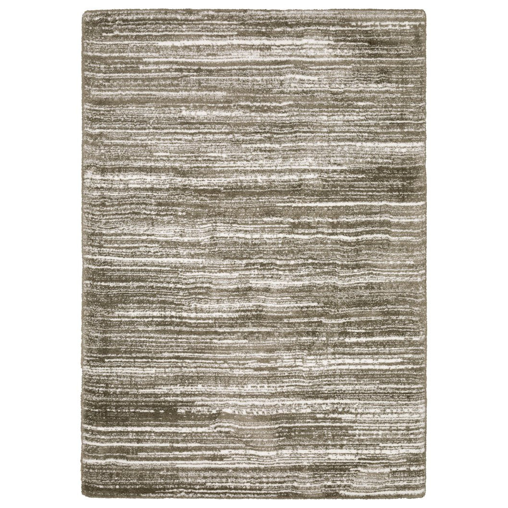 Oriental Weavers Galileo Indoor Area Rug - Luxuriously Soft Microfiber With Modern Design And Oceanic Tones For Comfort Brown,Ivory Polyester Ggal05240340st