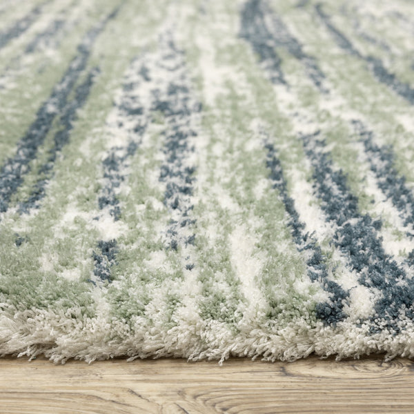 Oriental Weavers Galileo Indoor Area Rug - Soft Microfiber Polyester, Oceanic Tones For Modern Comfort And Style Blue,Green Polyester Ggal06060092st