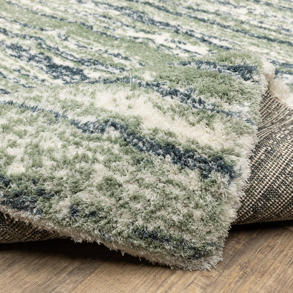 Oriental Weavers Galileo Indoor Area Rug - Soft Microfiber Polyester, Oceanic Tones For Modern Comfort And Style Blue,Green Polyester Ggal06060092st