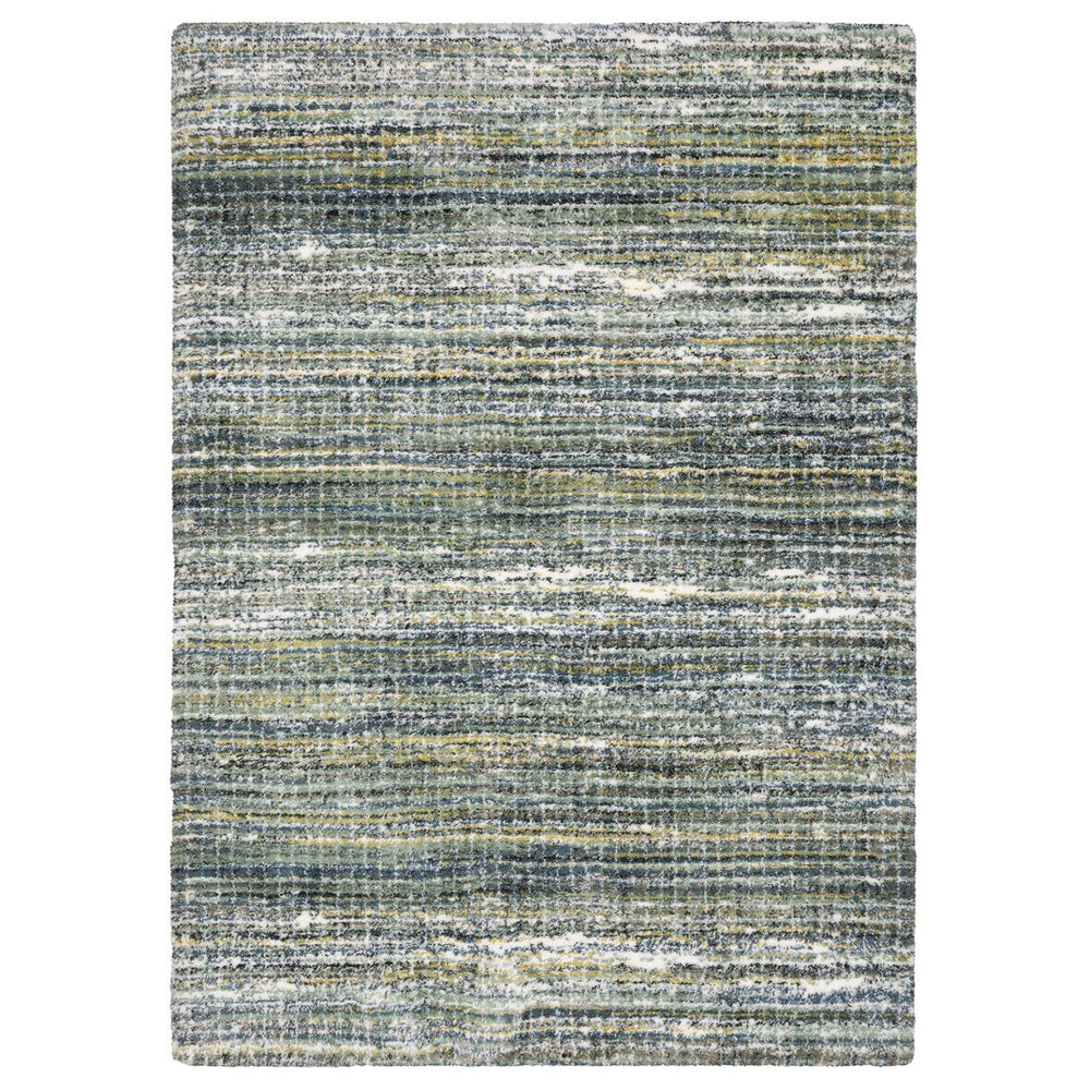 Oriental Weavers Galileo Indoor Area Rug - Luxurious Microfiber With Oceanic Hues For Modern And Cozy Spaces Green,Blue Polyester Ggal07300394st