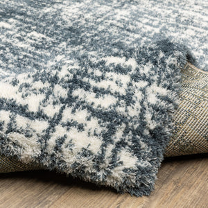 Oriental Weavers Galileo Indoor Area Rug - Luxurious Microfiber Polyester In Oceanic Blue And Soft Celadon Green Dark Teal,Ivory Polyester Ggal08300394st