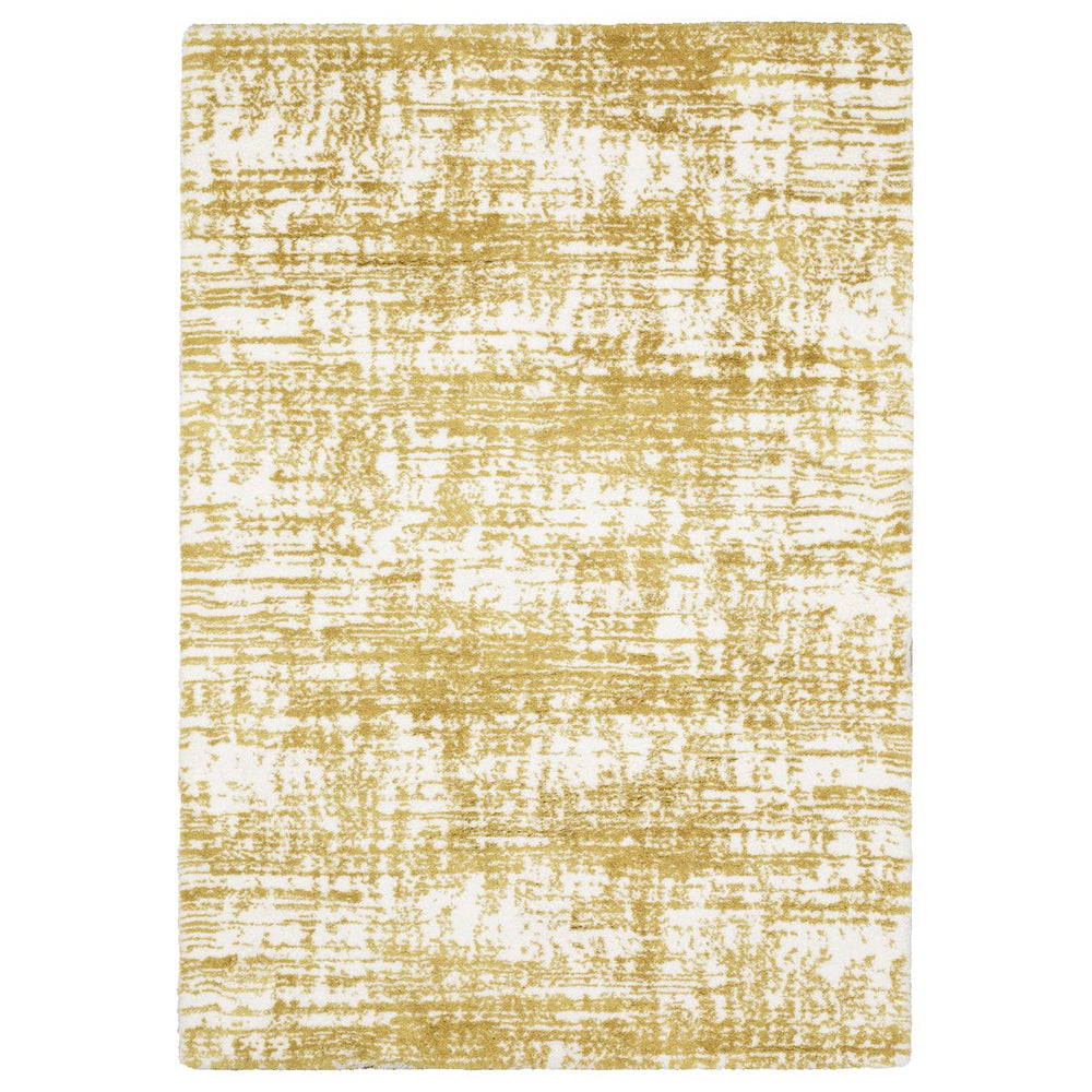 Oriental Weavers Galileo Indoor Area Rug - Soft Microfiber Polyester With Modern Design And Oceanic Color Palette Gold,Ivory Polyester Ggal10160230st