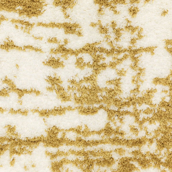 Oriental Weavers Galileo Indoor Area Rug - Soft Microfiber Polyester With Modern Design And Oceanic Color Palette Gold,Ivory Polyester Ggal10160230st