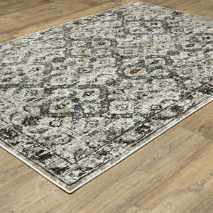 Oriental Weavers Gemini Indoor Area Rug - Luxurious, Soft Touch With Intricate Design And Modern Persian Inspiration Charcoal,Grey Polyester G1003e117165st