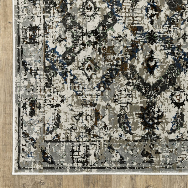 Oriental Weavers Gemini Indoor Area Rug - Luxurious, Soft Touch With Intricate Design And Modern Persian Inspiration Charcoal,Grey Polyester G1003e117165st