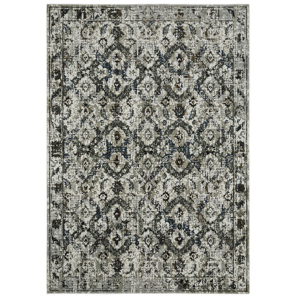Oriental Weavers Gemini Indoor Area Rug - Luxurious, Soft Touch With Intricate Design And Modern Persian Inspiration Charcoal,Grey Polyester G1003e117165st
