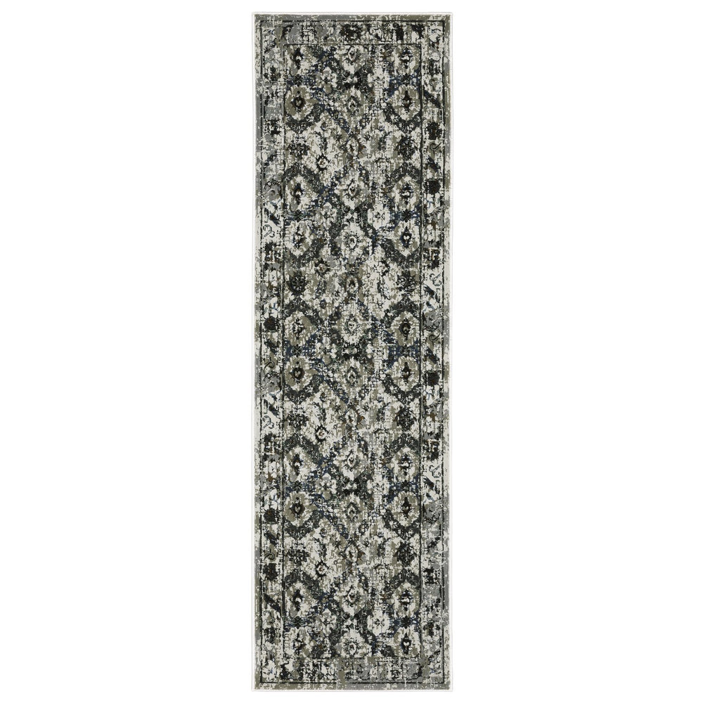 Oriental Weavers Gemini Indoor Area Rug - Luxurious, Soft Touch With Intricate Design And Modern Persian Inspiration Charcoal,Grey Polyester G1003e068230st