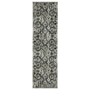 Oriental Weavers Gemini Indoor Area Rug - Luxurious, Soft Touch With Intricate Design And Modern Persian Inspiration Charcoal,Grey Polyester G1003e068230st
