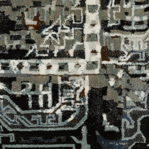 Oriental Weavers Gemini Indoor Area Rug - Intricate Design, Soft Multi-level Yarn, Modern Textures & Colorful Contrast Charcoal,Multi Polyester G2060v068230st