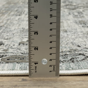 Oriental Weavers Gemini Indoor Area Rug – Luxurious Modern Design With Intricate Textures & Soft, Multi-level Yarn Grey,Blue Polyester G020z2068230st