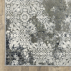 Oriental Weavers Gemini Indoor Area Rug – Luxurious Power-loomed Design With Multi-level Yarn And Soft Texture Ivory,Grey Polyester G002h2117165st