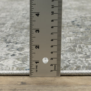 Oriental Weavers Gemini Indoor Area Rug – Luxurious Power-loomed Design With Multi-level Yarn And Soft Texture Ivory,Grey Polyester G002h2117165st