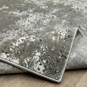 Oriental Weavers Gemini Indoor Area Rug – Luxurious Power-loomed Design With Multi-level Yarn And Soft Texture Ivory,Grey Polyester G002h2117165st