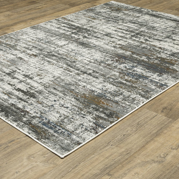 Oriental Weavers Gemini Indoor Area Rug - Luxurious Softness With Intricate Design In Chic Charcoal And Navy Tones Charcoal,Grey Polyester G4151u117165st