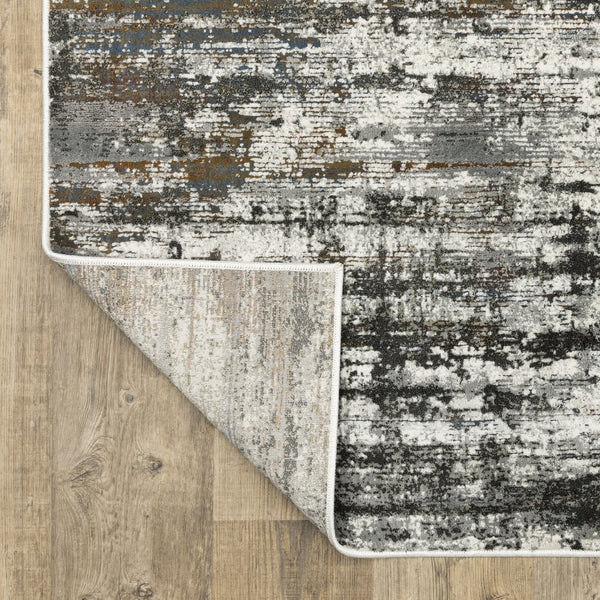 Oriental Weavers Gemini Indoor Area Rug - Luxurious Softness With Intricate Design In Chic Charcoal And Navy Tones Charcoal,Grey Polyester G4151u117165st
