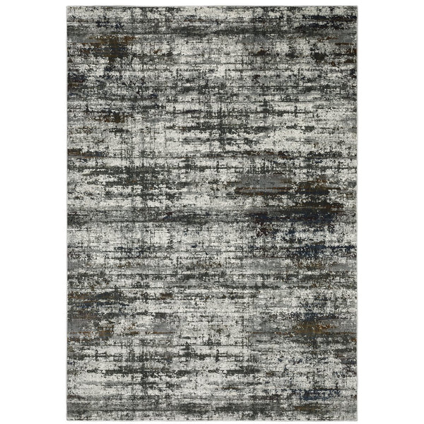 Oriental Weavers Gemini Indoor Area Rug - Luxurious Softness With Intricate Design In Chic Charcoal And Navy Tones Charcoal,Grey Polyester G4151u117165st