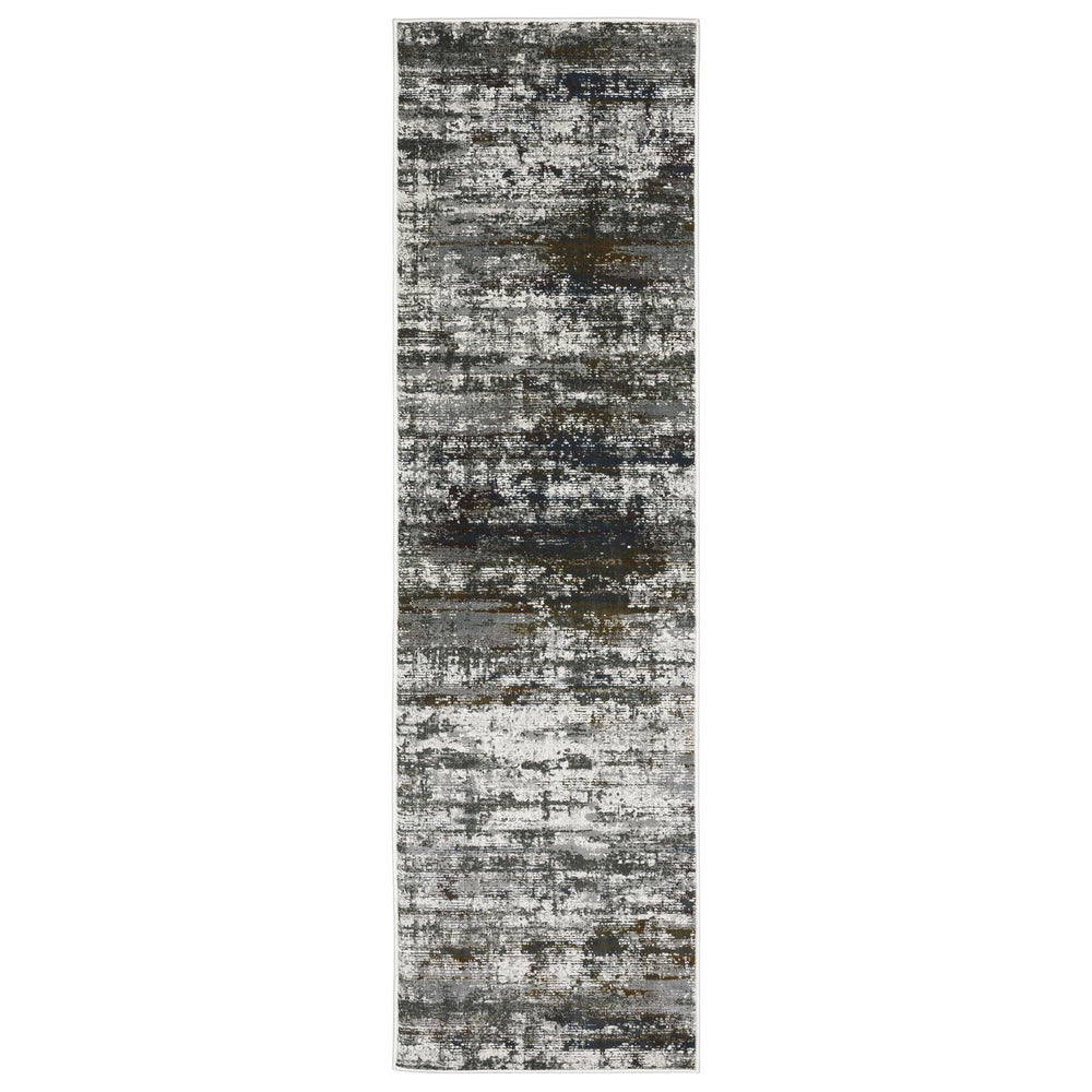 Oriental Weavers Gemini Indoor Area Rug - Luxurious Softness With Intricate Design In Chic Charcoal And Navy Tones Charcoal,Grey Polyester G4151u068230st