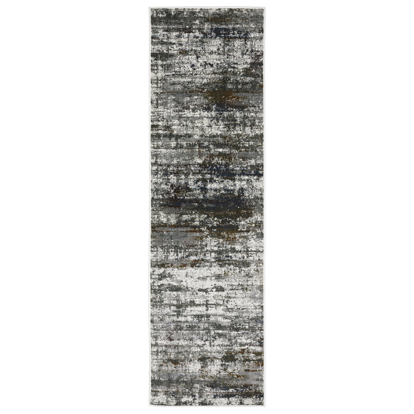 Oriental Weavers Gemini Indoor Area Rug - Luxurious Softness With Intricate Design In Chic Charcoal And Navy Tones Charcoal,Grey Polyester G4151u068230st