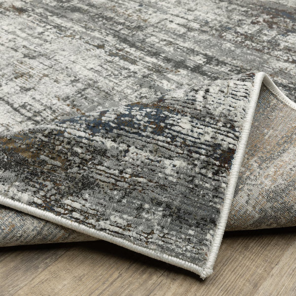 Oriental Weavers Gemini Indoor Area Rug - Luxurious Softness With Intricate Design In Chic Charcoal And Navy Tones Charcoal,Grey Polyester G4151u117165st