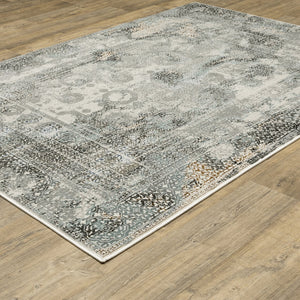 Oriental Weavers Gemini Indoor Area Rug - Intricate Design With Soft Touch, Modern Persian Inspiration, Versatile Style Grey,Multi Polyester G4153f117165st