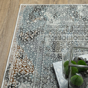 Oriental Weavers Gemini Indoor Area Rug - Intricate Design With Soft Touch, Modern Persian Inspiration, Versatile Style Grey,Multi Polyester G4153f068230st