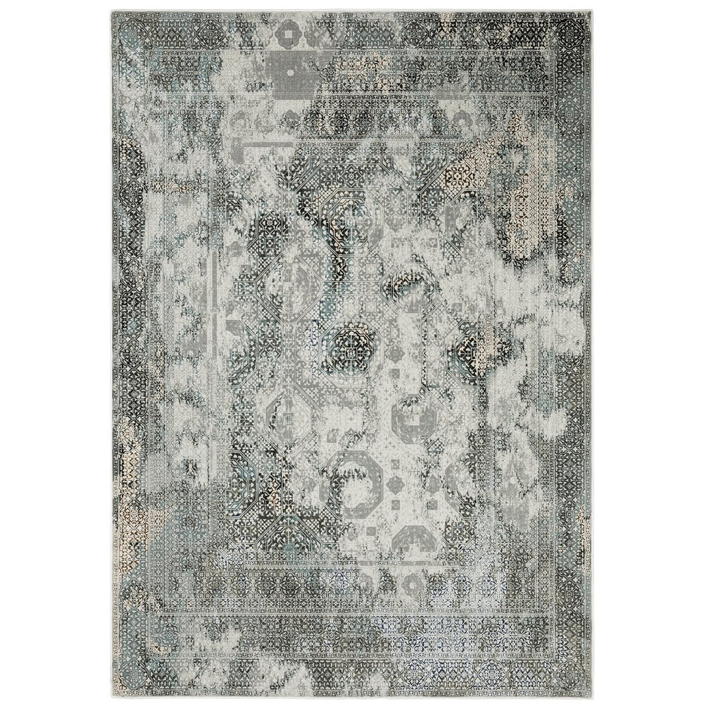 Oriental Weavers Gemini Indoor Area Rug - Intricate Design With Soft Touch, Modern Persian Inspiration, Versatile Style Grey,Multi Polyester G4153f117165st