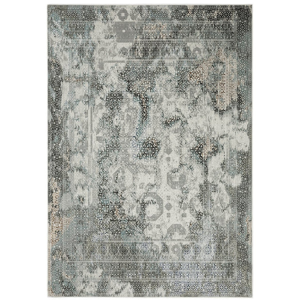 Oriental Weavers Gemini Indoor Area Rug - Intricate Design With Soft Touch, Modern Persian Inspiration, Versatile Style Grey,Multi Polyester G4153f117165st