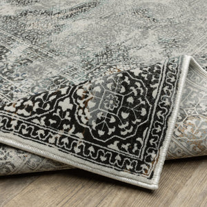 Oriental Weavers Gemini Indoor Area Rug - Intricate Design With Soft Touch, Modern Persian Inspiration, Versatile Style Grey,Multi Polyester G4153f068230st