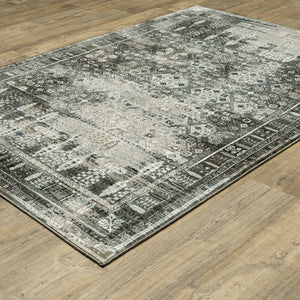 Oriental Weavers Gemini Indoor Area Rug - Luxuriously Soft, Modern Design With Intricate Details And Timeless Appeal Charcoal,Grey Polyester G070n2117165st