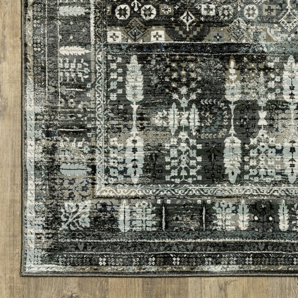 Oriental Weavers Gemini Indoor Area Rug - Luxuriously Soft, Modern Design With Intricate Details And Timeless Appeal Charcoal,Grey Polyester G070n2117165st