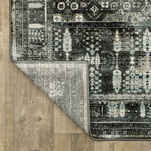 Oriental Weavers Gemini Indoor Area Rug - Luxuriously Soft, Modern Design With Intricate Details And Timeless Appeal Charcoal,Grey Polyester G070n2117165st