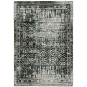 Oriental Weavers Gemini Indoor Area Rug - Luxuriously Soft, Modern Design With Intricate Details And Timeless Appeal Charcoal,Grey Polyester G070n2117165st