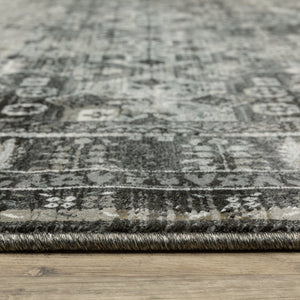 Oriental Weavers Gemini Indoor Area Rug - Luxuriously Soft, Modern Design With Intricate Details And Timeless Appeal Charcoal,Grey Polyester G070n2117165st