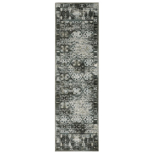 Oriental Weavers Gemini Indoor Area Rug - Luxuriously Soft, Modern Design With Intricate Details And Timeless Appeal Charcoal,Grey Polyester G070n2068230st