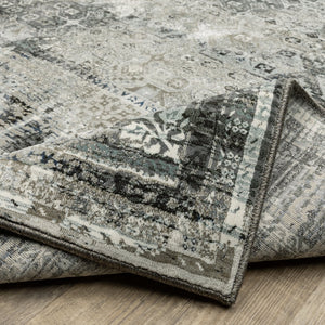 Oriental Weavers Gemini Indoor Area Rug - Luxuriously Soft, Modern Design With Intricate Details And Timeless Appeal Charcoal,Grey Polyester G070n2117165st