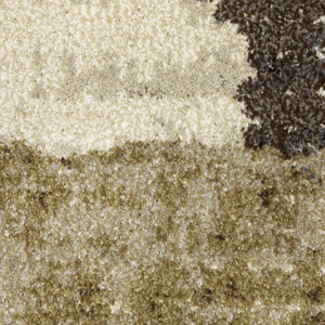 Oriental Weavers Gemma Plush High-Pile Area Rug In Earthy Green & Brown With Teal Accents — Soft, Durable Style 149.61'' L x 118.11'' W GGEM01300380ST