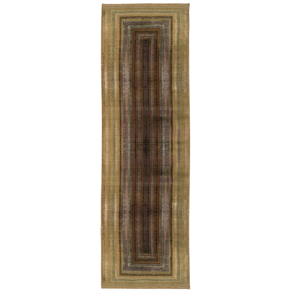 Oriental Weavers Generations Indoor Area Rug – Vibrant Cross-woven Design In 36 Classic Hues For Every Home Style Beige,Green Polypropylene G281j2080285st