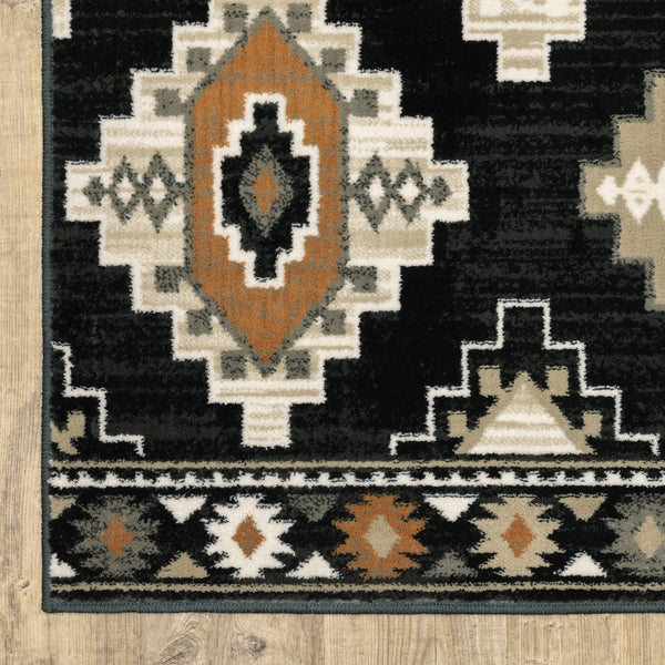 Oriental Weavers Georgia Power Loomed Polypropylene Area Rug – Perfect Blend Of Vintage And Modern Farmhouse Style Charcoal,Ivory Polypropylene G605f0055230st