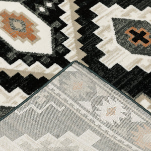 Oriental Weavers Georgia Power Loomed Polypropylene Area Rug – Perfect Blend Of Vintage And Modern Farmhouse Style Charcoal,Ivory Polypropylene G605f0055230st