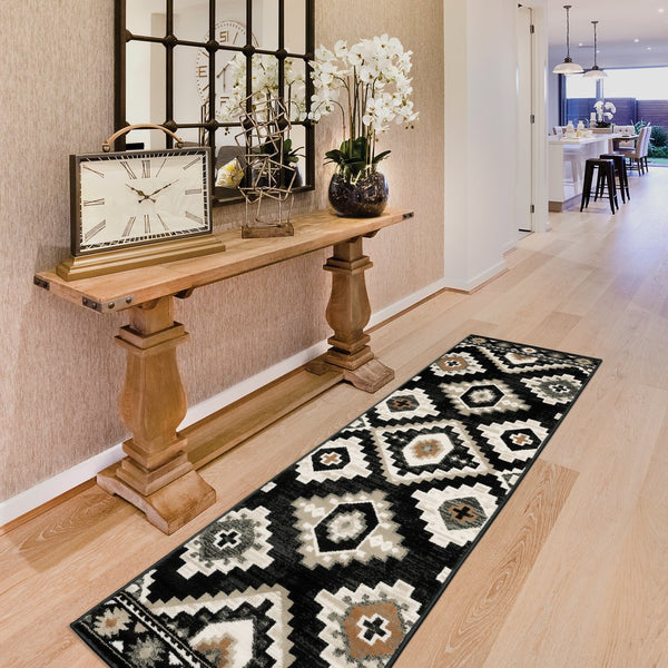 Oriental Weavers Georgia Power Loomed Polypropylene Area Rug – Perfect Blend Of Vintage And Modern Farmhouse Style Charcoal,Ivory Polypropylene G605f0055230st